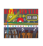 Ice School Christmas New Year party（個別スタンプ：7）