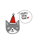 Kid dee, New year Cat（個別スタンプ：1）