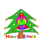 Rainbow bear2 Christmas（個別スタンプ：1）