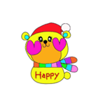 Rainbow bear2 Christmas（個別スタンプ：6）