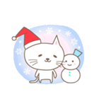 大人かわいい ネコのクリスマスと新年（個別スタンプ：28）