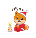 柴犬「ムサシ」16 クリスマス（個別スタンプ：26）