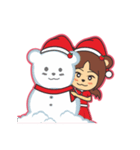 Bear Cute Sister-Merry Christmas（個別スタンプ：2）