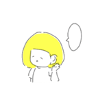 金髪きのこのシュールなスタンプ（個別スタンプ：2）