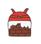 Red Hat Winter Santa Claus（個別スタンプ：14）