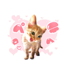 茶トラ子猫のスタンプ（個別スタンプ：1）