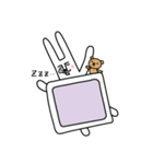 まっすぐなうさぎ（個別スタンプ：23）