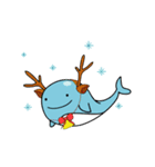 Peepo Big Head Whale : Christmas Time（個別スタンプ：8）