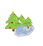 Peepo Big Head Whale : Christmas Time（個別スタンプ：13）