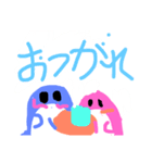 かわいいイルカ（個別スタンプ：7）
