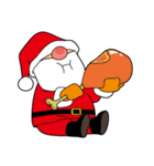 クリスマス、サンタクロースキャラクター（個別スタンプ：5）