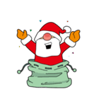 クリスマス、サンタクロースキャラクター（個別スタンプ：11）