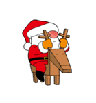 クリスマス、サンタクロースキャラクター（個別スタンプ：27）