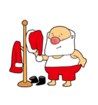 クリスマス、サンタクロースキャラクター（個別スタンプ：37）