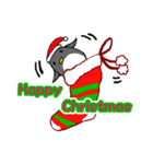 かわいいペンギンの楽しいクリスマス（個別スタンプ：2）