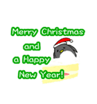 かわいいペンギンの楽しいクリスマス（個別スタンプ：7）