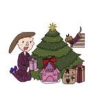 Miss Yan-Shih X Duo-Duo (Christmas ver.)（個別スタンプ：1）