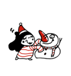 BW Christmas（個別スタンプ：27）