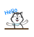 Husky Dog (Animated)（個別スタンプ：1）