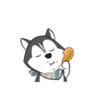 Husky Dog (Animated)（個別スタンプ：11）