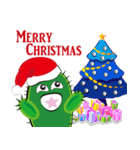 Cactus-Merry Christmas！！（個別スタンプ：1）