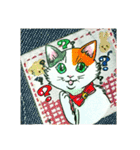 Fun illustrations of cat and dog.（個別スタンプ：3）