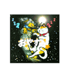 Fun illustrations of cat and dog.（個別スタンプ：14）