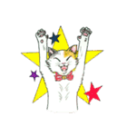 Fun illustrations of cat and dog.（個別スタンプ：21）