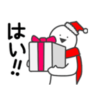 【雪合戦】サンタさん（個別スタンプ：14）