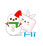 Square animals~Merry X'mas（個別スタンプ：2）