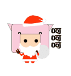 Square animals~Merry X'mas（個別スタンプ：7）