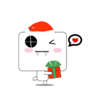 Square animals~Merry X'mas（個別スタンプ：16）