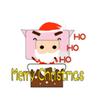 Square animals~Merry X'mas（個別スタンプ：30）