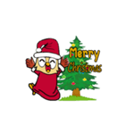 Christmas with Owl＆Frog.（個別スタンプ：1）