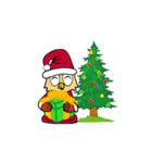 Christmas with Owl＆Frog.（個別スタンプ：3）