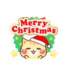 にゃーにゃー団【クリスマス＆正月】（個別スタンプ：1）