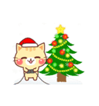 にゃーにゃー団【クリスマス＆正月】（個別スタンプ：7）