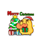 Duck Cale_Merry Christmas（個別スタンプ：1）