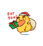 Duck Cale_Merry Christmas（個別スタンプ：3）