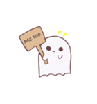 無表情おばけ（個別スタンプ：8）