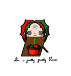 Button Christmas 2017 Xing Tsau（個別スタンプ：7）