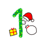 【クリスマス】手描き文字♡24（個別スタンプ：7）