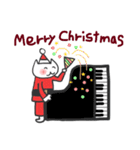 音楽仲間のクリスマス♪【冬、年末年始に】（個別スタンプ：14）