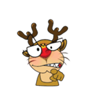Cute Christmas Reindeer（個別スタンプ：1）