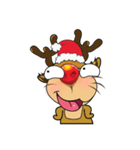 Cute Christmas Reindeer（個別スタンプ：3）