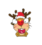 Cute Christmas Reindeer（個別スタンプ：5）