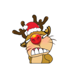 Cute Christmas Reindeer（個別スタンプ：7）