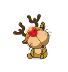 Cute Christmas Reindeer（個別スタンプ：9）