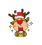 Cute Christmas Reindeer（個別スタンプ：12）
