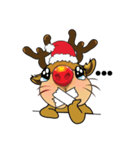 Cute Christmas Reindeer（個別スタンプ：15）